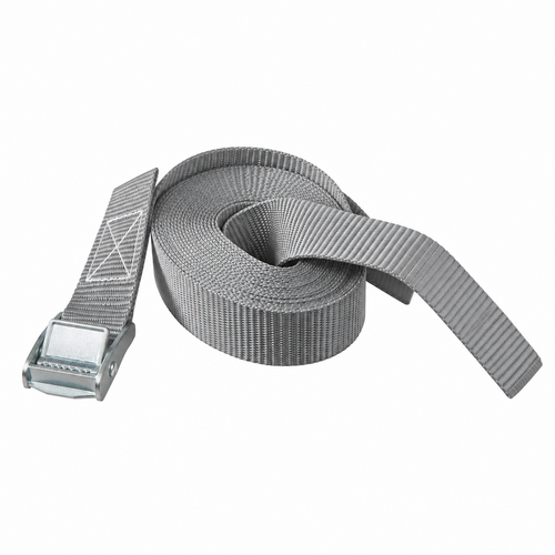 UITVERKOOP! Bedrukte Gespband - 1,5 meter - 25 mm - 300 kg / kleur Grijs SafetyLoad UITVERKOOP! Bedrukte Gespband - 1,5 meter - 25 mm - 300 kg / kleur Grijs