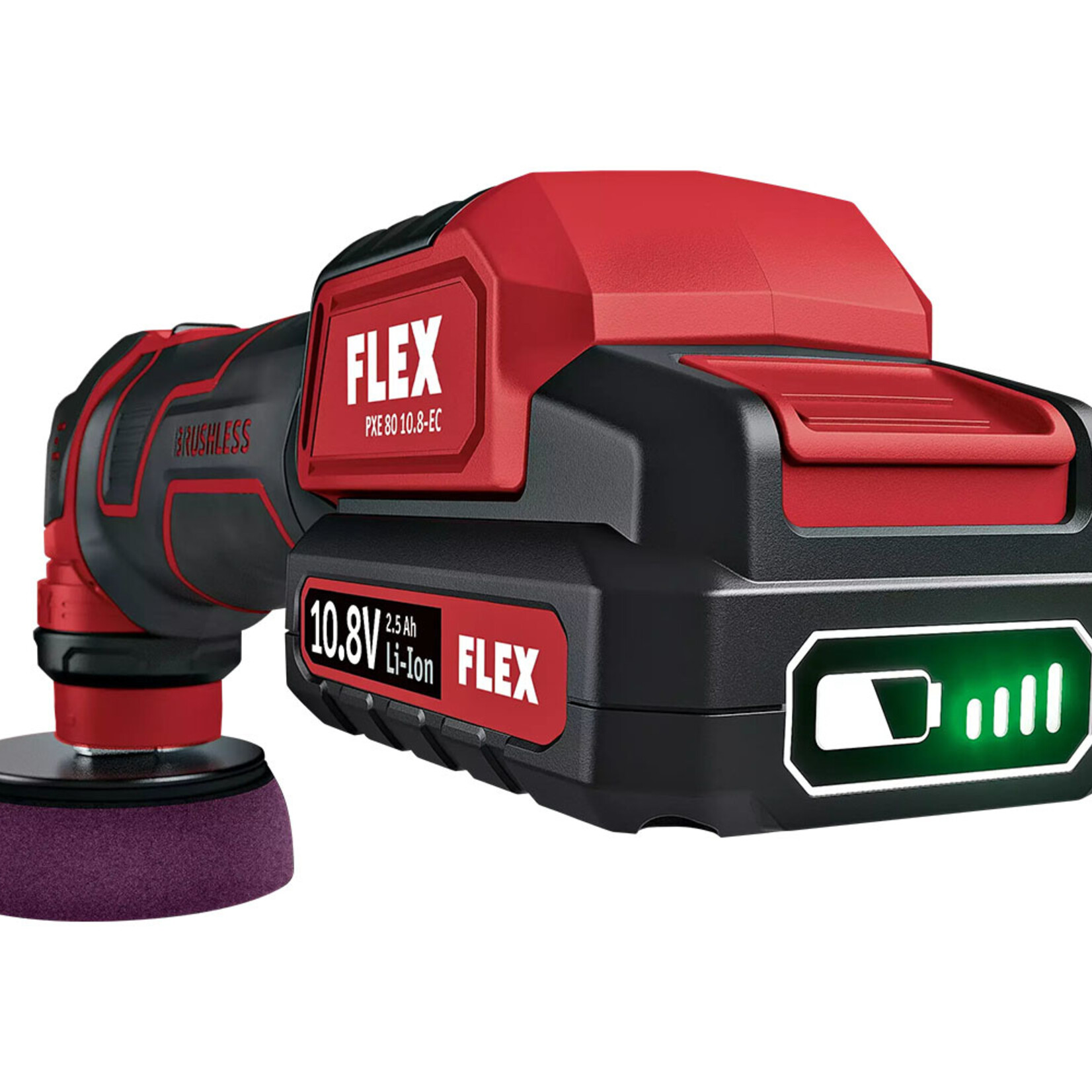 Flex FLEX PXE 80 Nano Accu Polijstmachine 10.8 EC 2.5 Set
