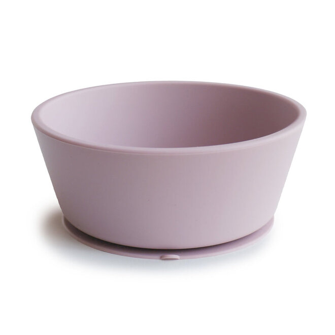 siliconen kom met zuignap Soft Lilac