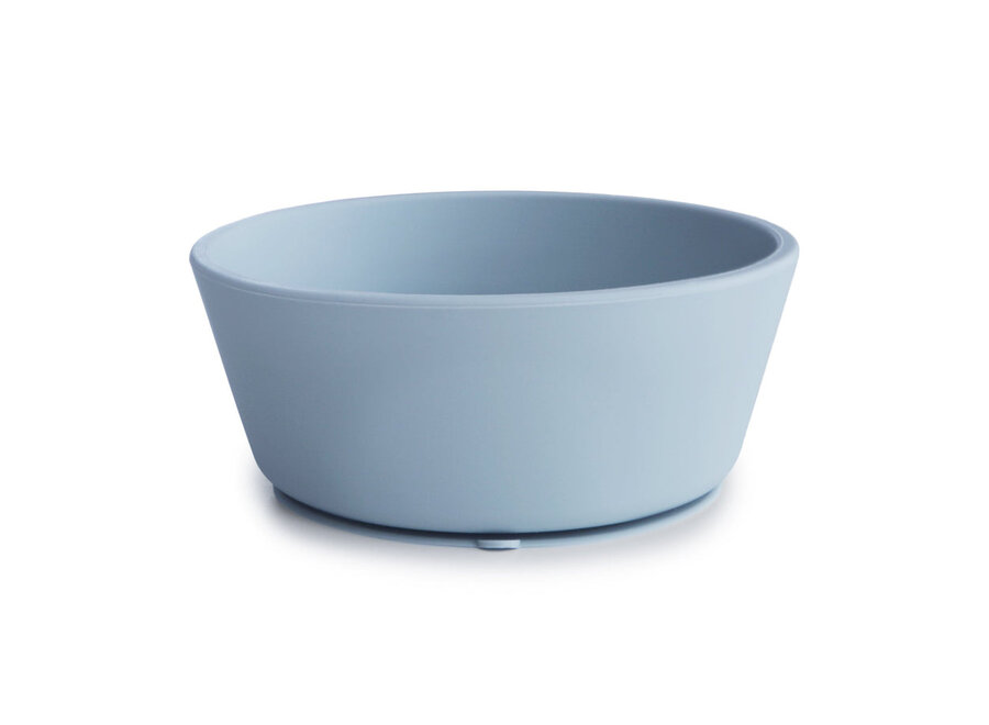 Mushie Silicone Suction Bowl Powder Blue