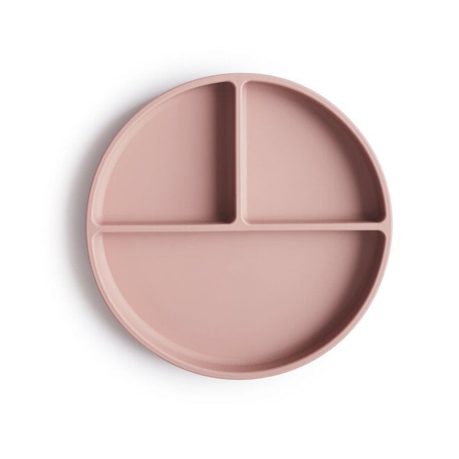 siliconen bord met zuignap Blush