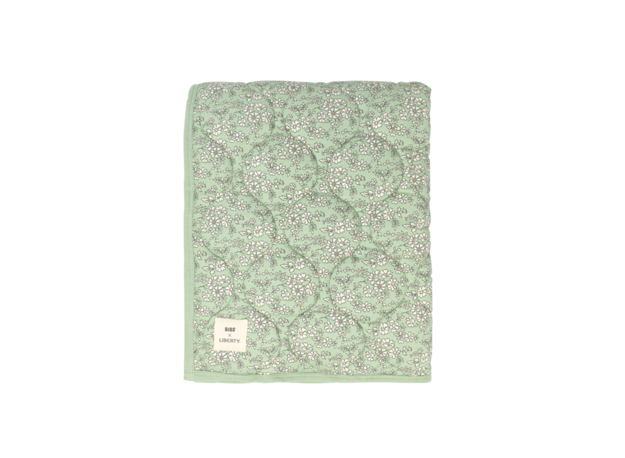 BIBS x LIBERTY Quilted Blanket Capel - Sage