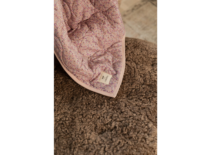 BIBS x Liberty Quilted blanket Eliose Blush