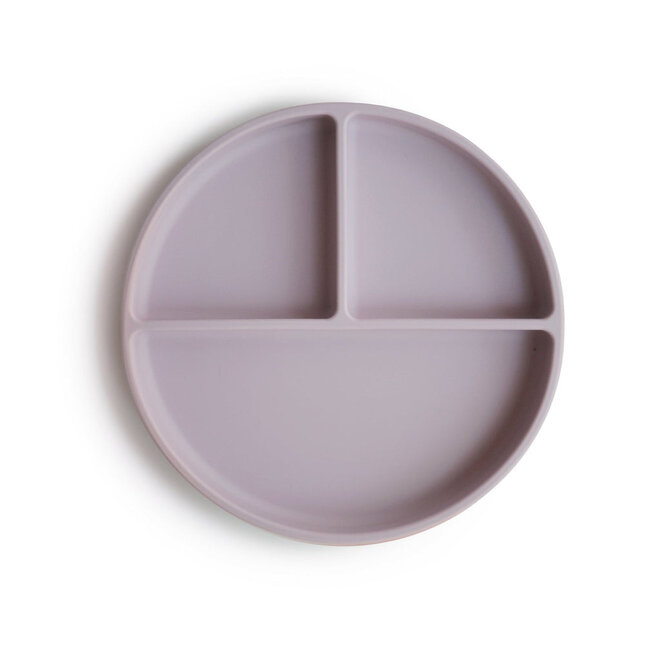siliconen bord met zuignap Soft Lilac