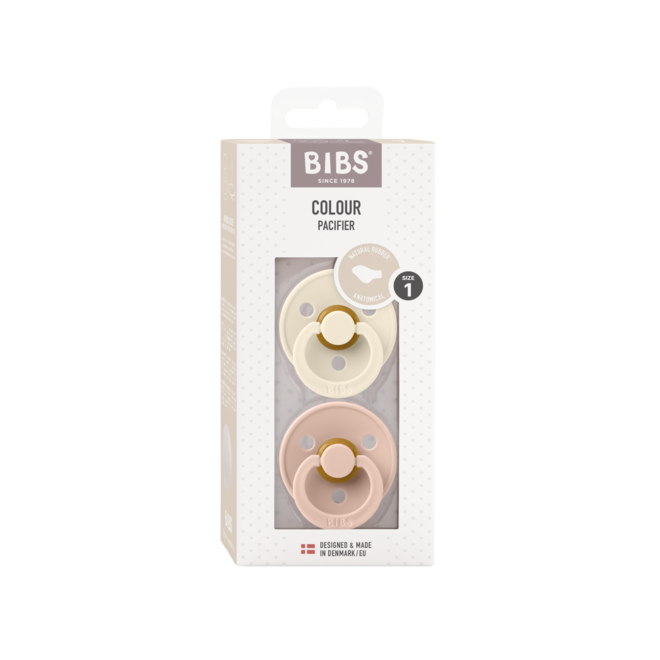 Colour Anatomical Dental  2 Pack Ivory + Blush