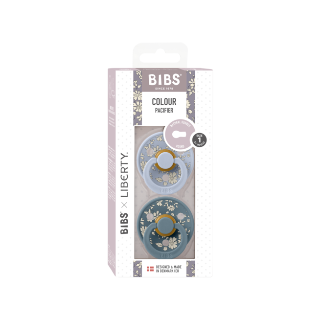 x LIBERTY Colour set van 2 Dusty Blue Mix
