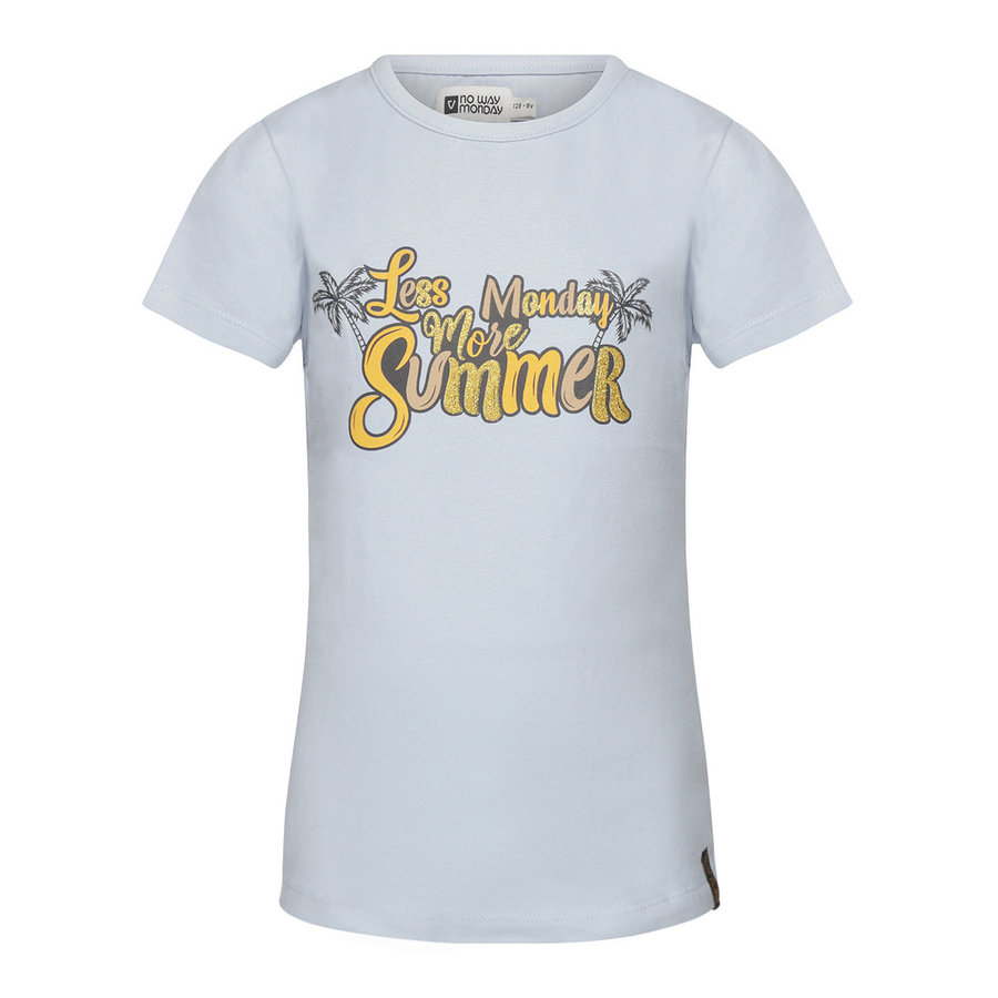 NWM Girls T-Shirt Summer Blue-1