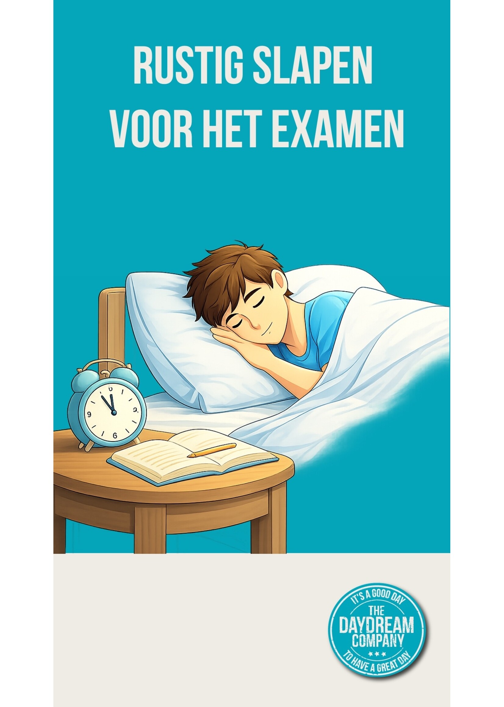 Rustig slapen voor een examen -begeleide sessie voor diepe ontspanning, beter slapen en helder wakker worden