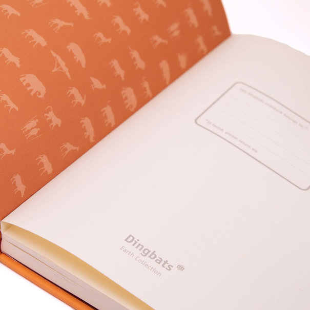 Dingbats Earth Tangerine Serengeti A5+