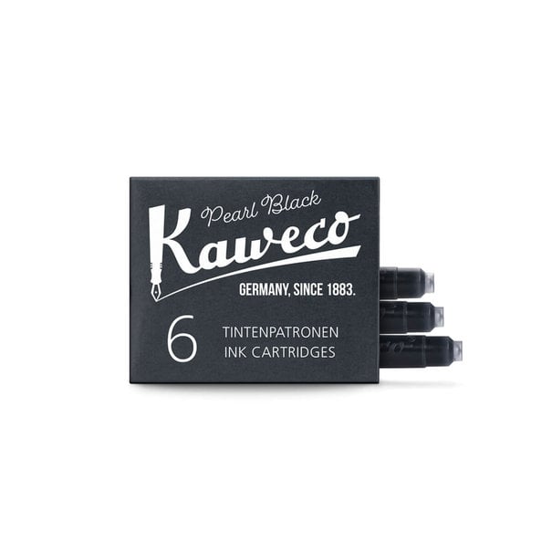 Kaweco Pearl Black ink cartridges (6 pcs)