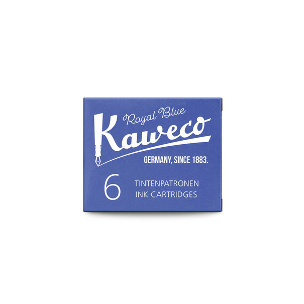 Kaweco Royal Blue ink cartridges (6 pcs)
