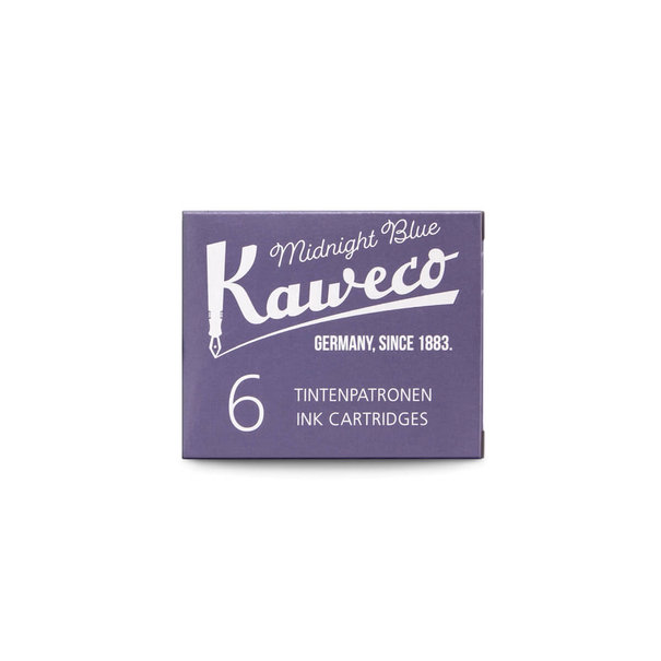 Kaweco Cartouches d’encre Midnight Blue (6 pièces)