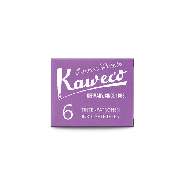 Kaweco Summer Purple ink cartridges (6 pcs)