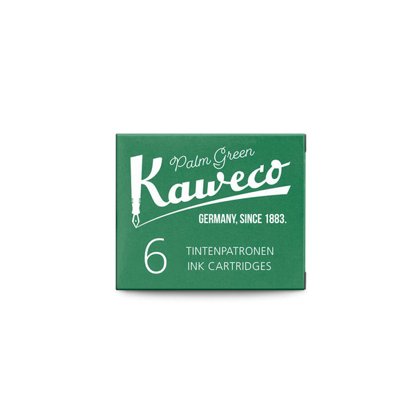 Kaweco Cartouches d’encre Palm Green (6 pièces)