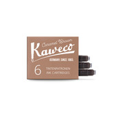 KAWECO doosje met 6 inktpatronen - Caramel Brown
