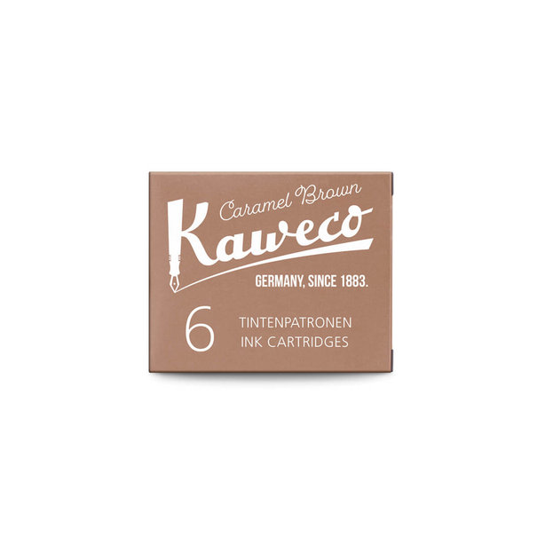 Kaweco Cartouches d’encre Caramel Brown (6 pièces)