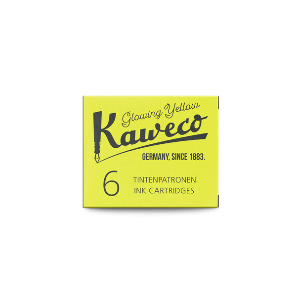 Kaweco inktpatronen (6 st.) - Glowing Yellow