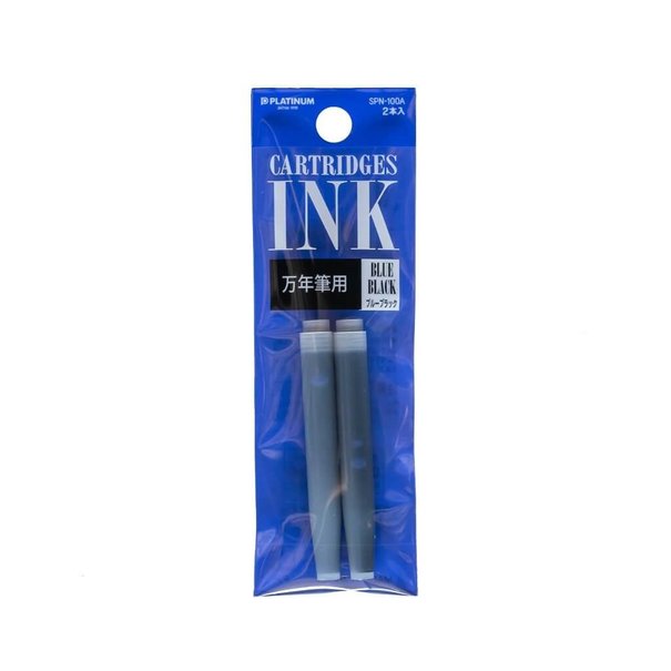 Platinum Inktpatronen "Blue Black" - SPN100-A (2 st.)