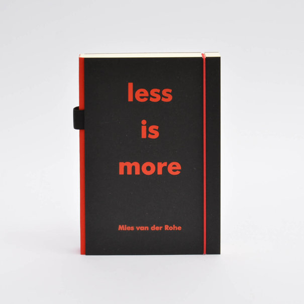 Bindewerk Purist Quotes LESS IS MORE A5