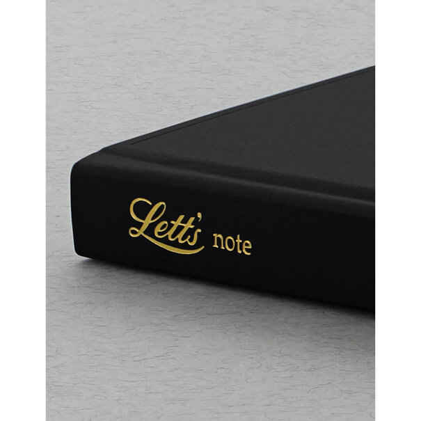 Letts of London Icon Book "Note" Zwart