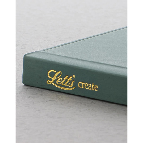 Letts of London Icon Book "Create" Groen