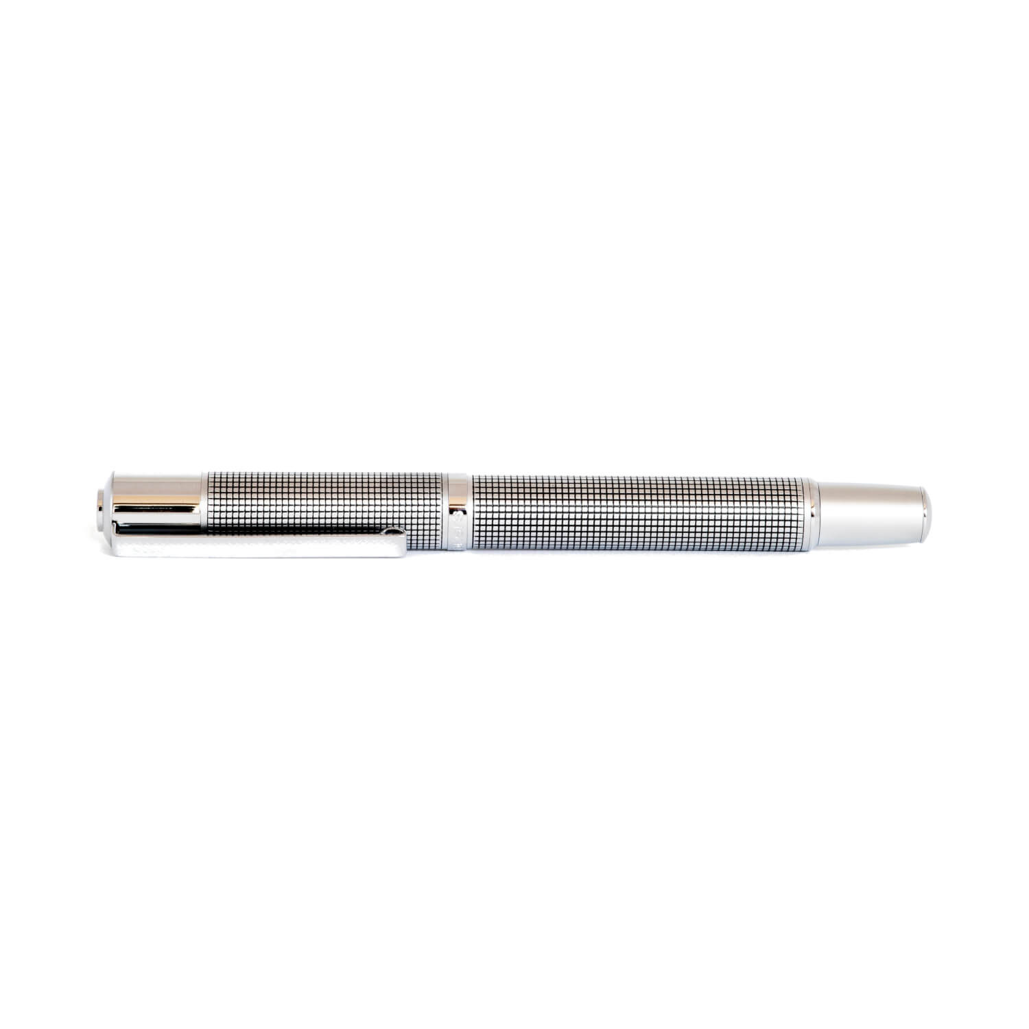 Yookers Metis Penna In Fibra Ricaricabile Grigio Spazzolato – Punta 1,0 Mm, Con Cartuccia Blu, Compatibile Inchiostro Internazionale
