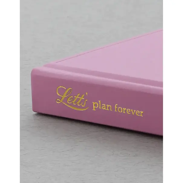Letts of London Icon Book Perpetual Diary "Pink"