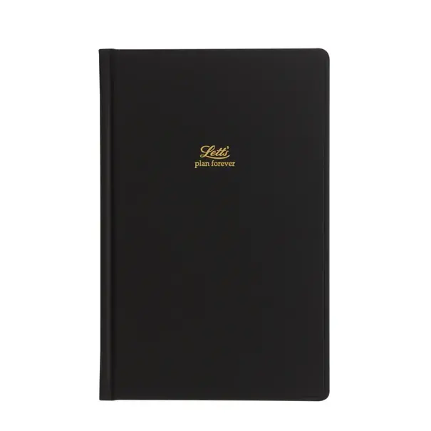 Letts of London Icon Book Perpetual Diary "Black"