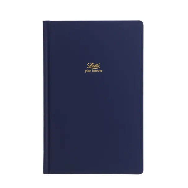 Letts of London Icon Book Perpetual Diary "Navy"