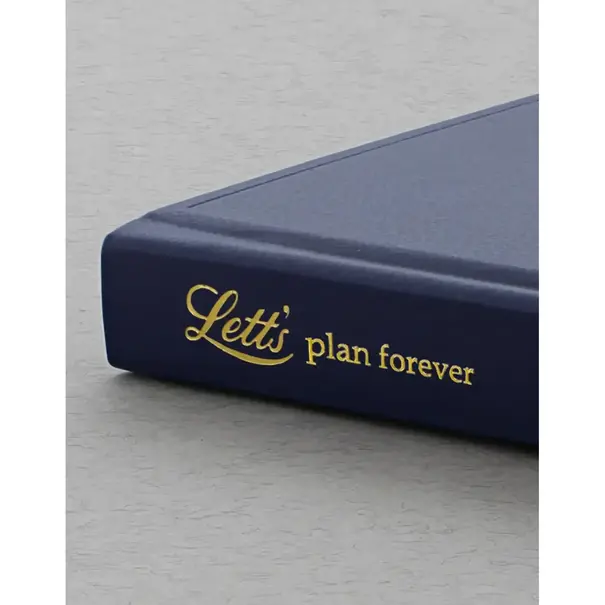 Letts of London Icon Book Perpetual Diary "Navy"