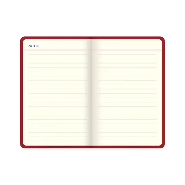 Letts of London Icon Book Perpetual Diary "Red"