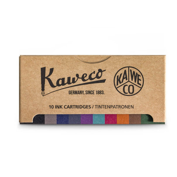 Kaweco Cartouches d’encre Colour Mix (10 pièces)