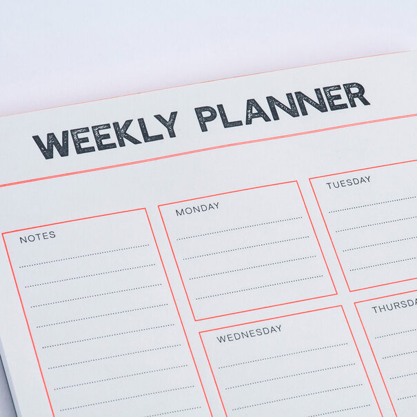 Gmund Letterpress Weekly Planner 17 x 24 cm