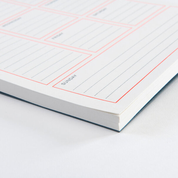 Gmund Letterpress Weekplanner 17 x 24 cm