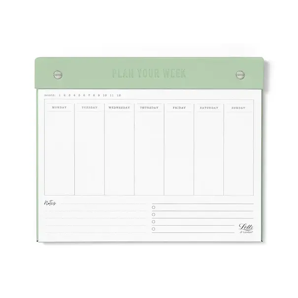 Letts of London Conscious Weekplanner "Sage"