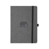 Wildlife Grey Elephant couverture souple A5+