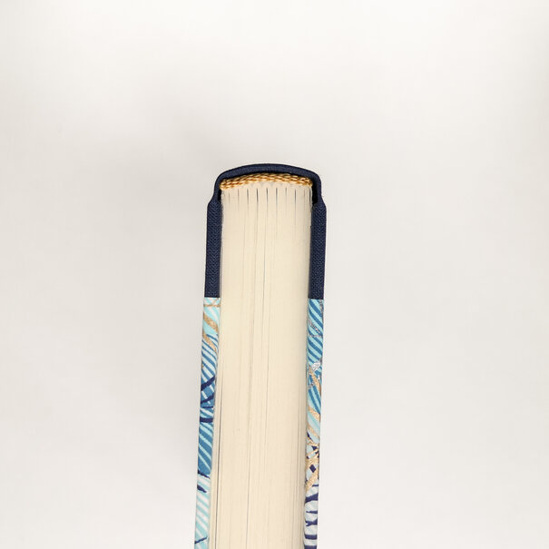 Hubert Bookbindery Chiyogami "Blue Safari"