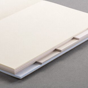 5 Shades of Grey Indexed Notebook approx. B5