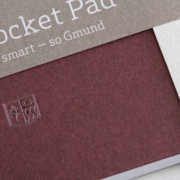 Gmund Pocket Pad "Merlot"