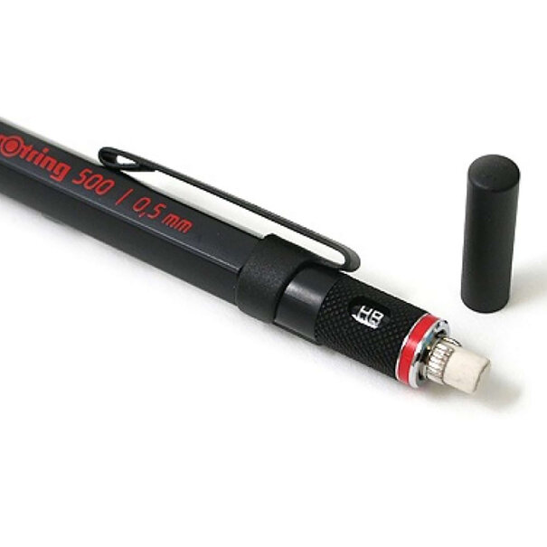 rOtring 500 Vulpotlood Zwart