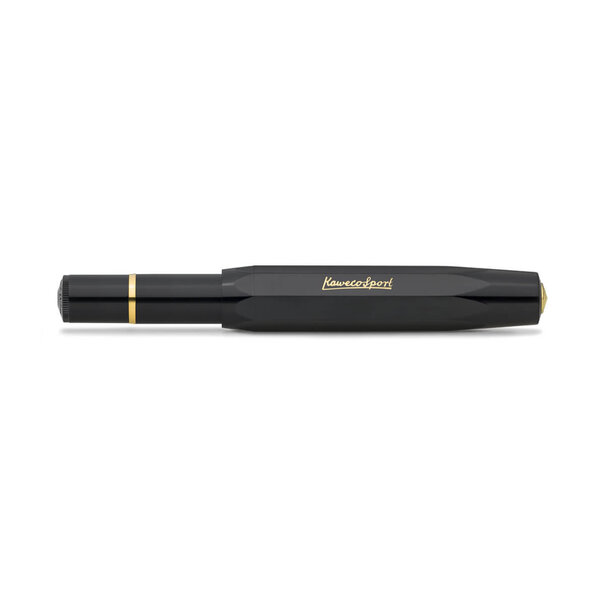 Kaweco Classic Sport Piston Black & Gold stylo-plume