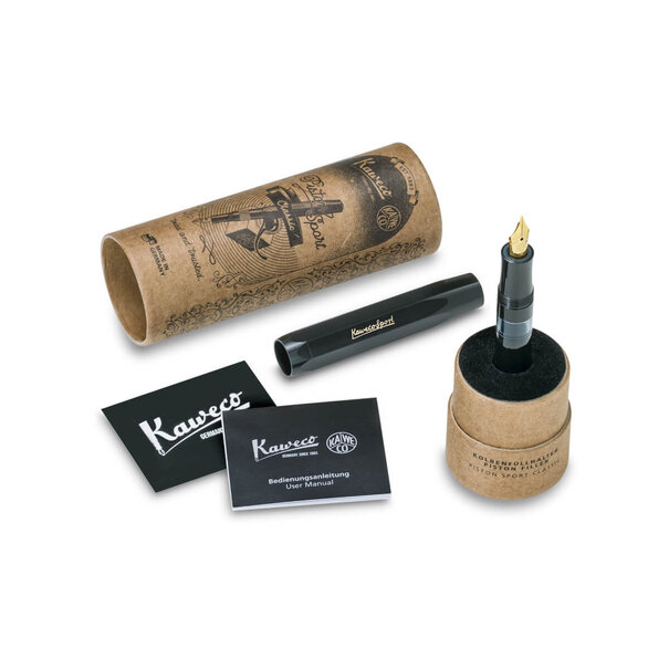Kaweco Classic Sport Piston Black & Gold fountain pen