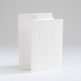 Embossed Love - Feathers