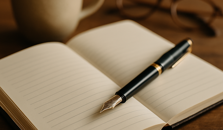 Wat is een goed notitieboek voor schrijven met vulpen?