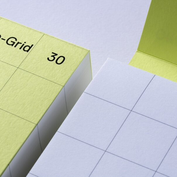 Gmund Off-The-Grid 30 "Lime" notepad 9 x 12 cm