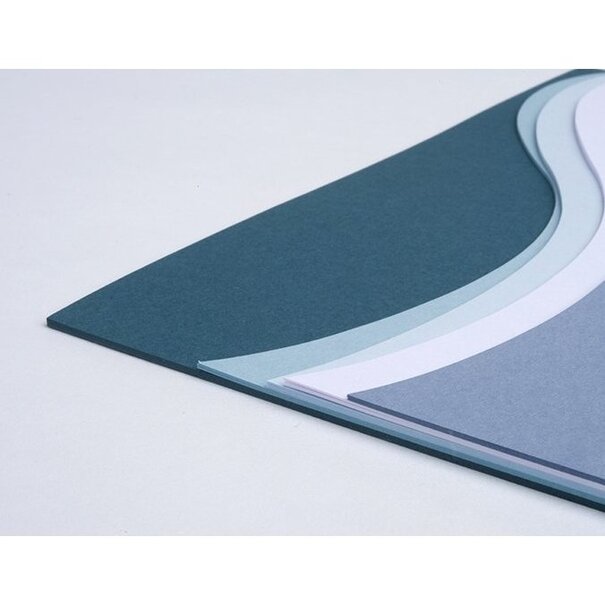 Gmund River Pad - GreyBlue A5 Landscape