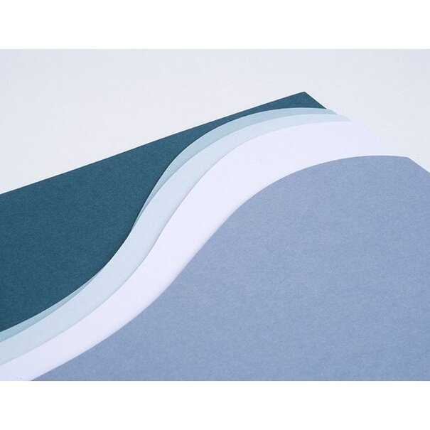 Gmund River Pad - GreyBlue A5 Landscape