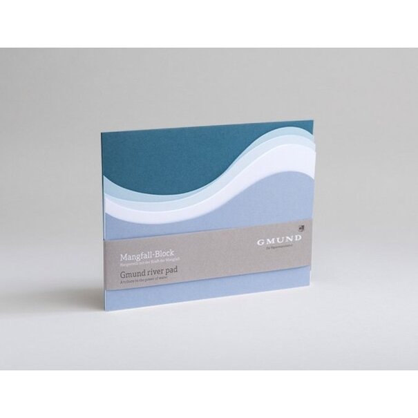Gmund River Pad - GreyBlue A5 Landscape