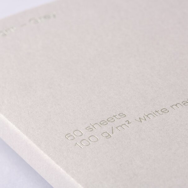 Gmund Note(pad) - Moonlight Grey 115 x 165 mm