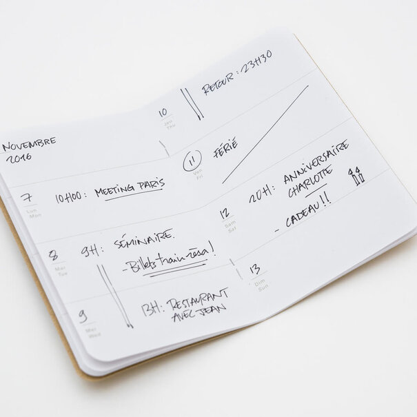Calepino Weekly Planner - Ongedateerd - Set van 3